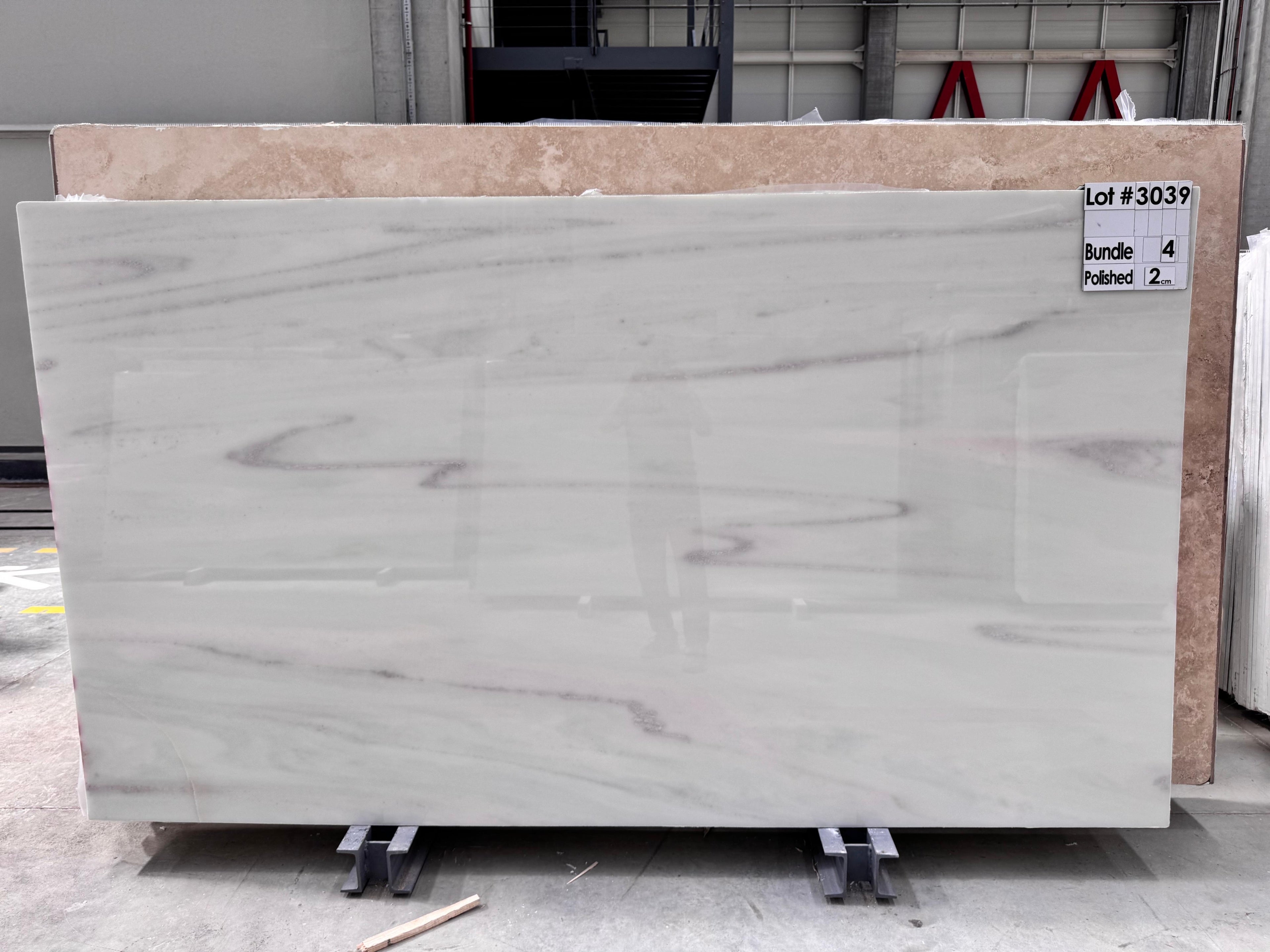 White Rainbow Marble Slabs — 3039 · Bundle 4 · View 3