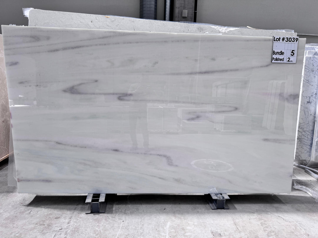 White Rainbow Marble Slabs