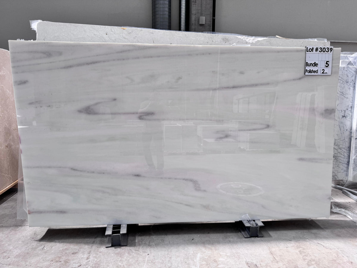 White Rainbow Marble Slabs — 3039 · Bundle 5 · View 2