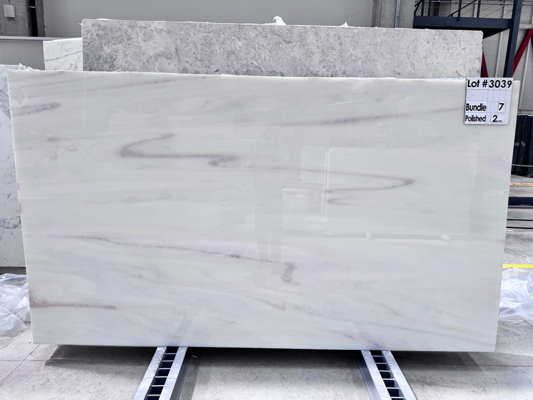White Rainbow Marble Slabs