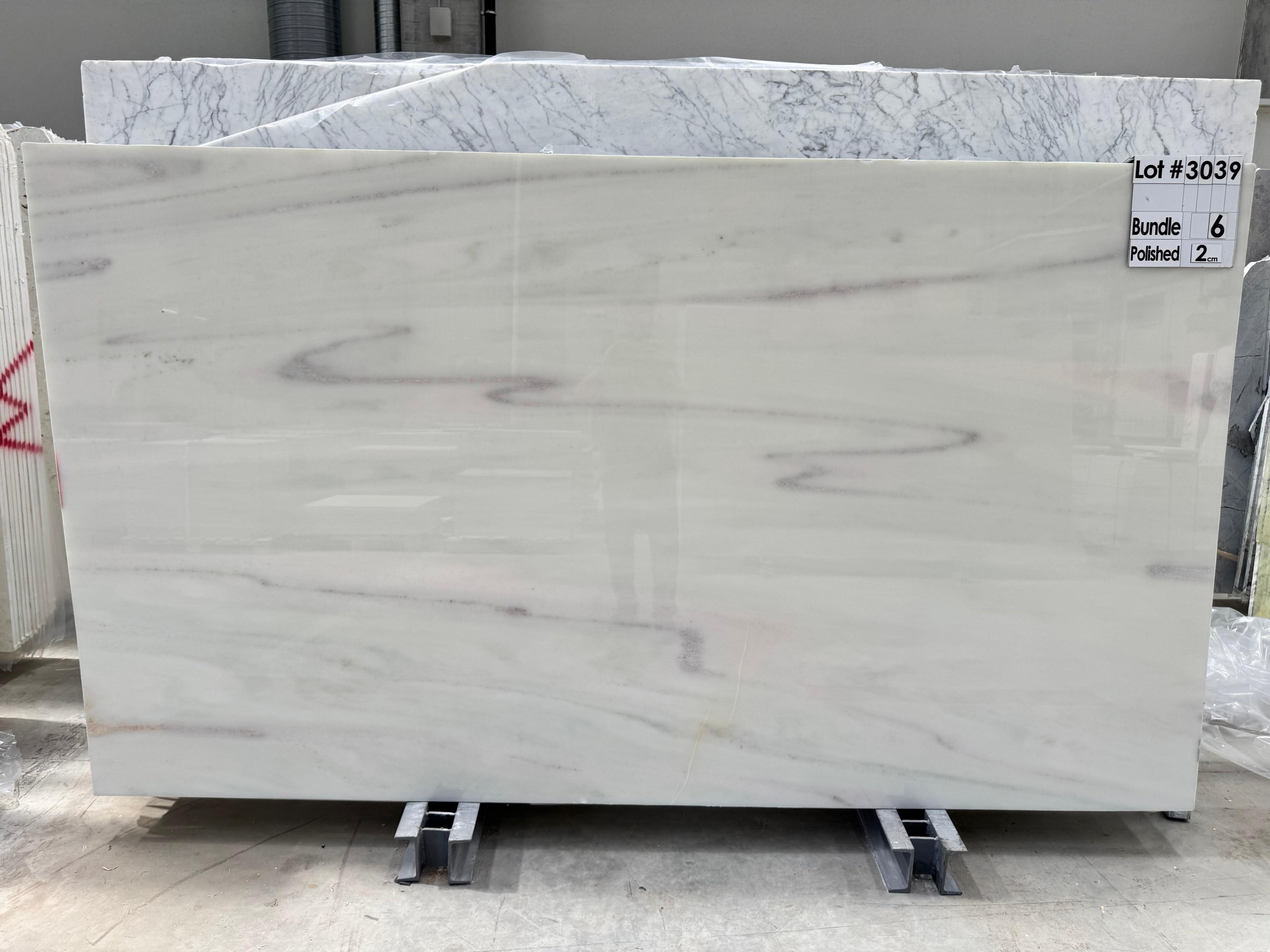 White Rainbow Marble Slabs — 3039 · Bundle 6 · View 2