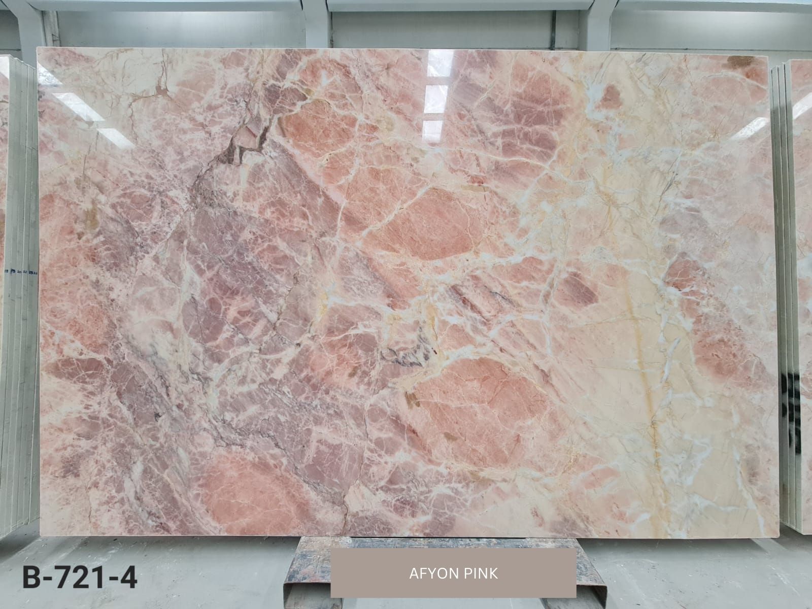 Afyon Pink Polished Marble Slabs - Emperor Marble