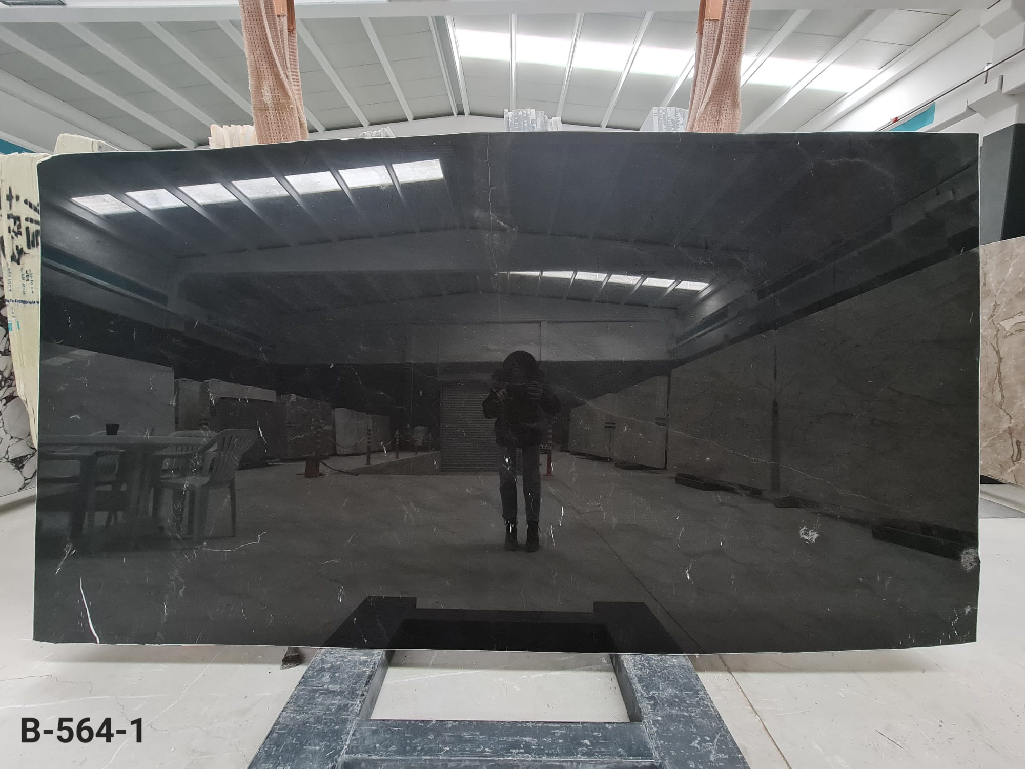 Alexandrette Black Polished Marble Slabs - Emperor Marble