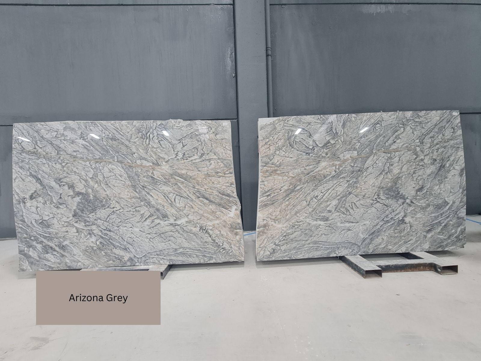 Arizona Grey Polished Marble Slabs - Emperor Marble