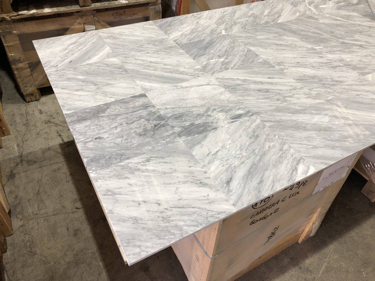 Bardiglio Nova Polished Marble Tile 305x305x10mm - Emperor Marble