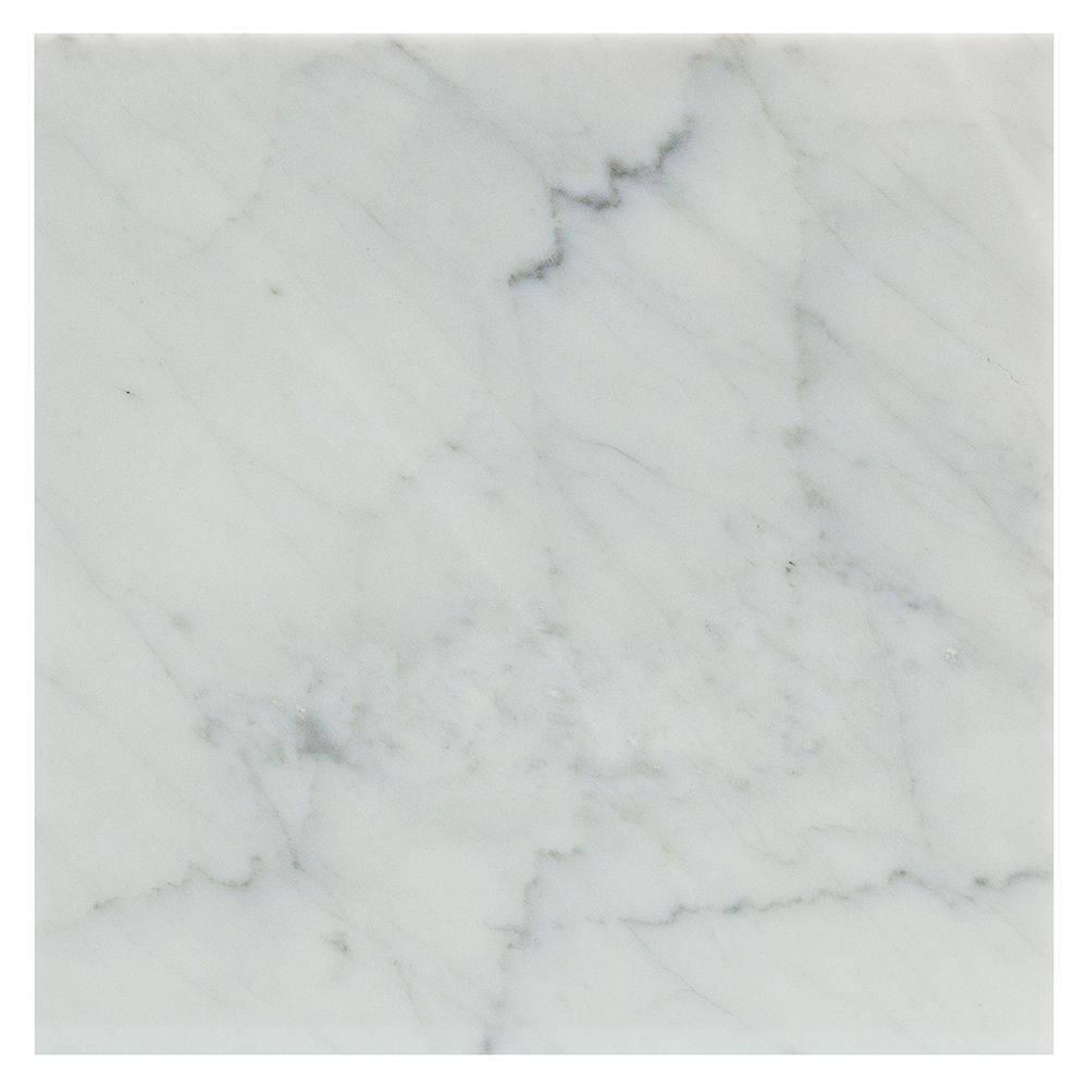 Bianco Carrara T Honed Marble Tiles - Emperor Marble