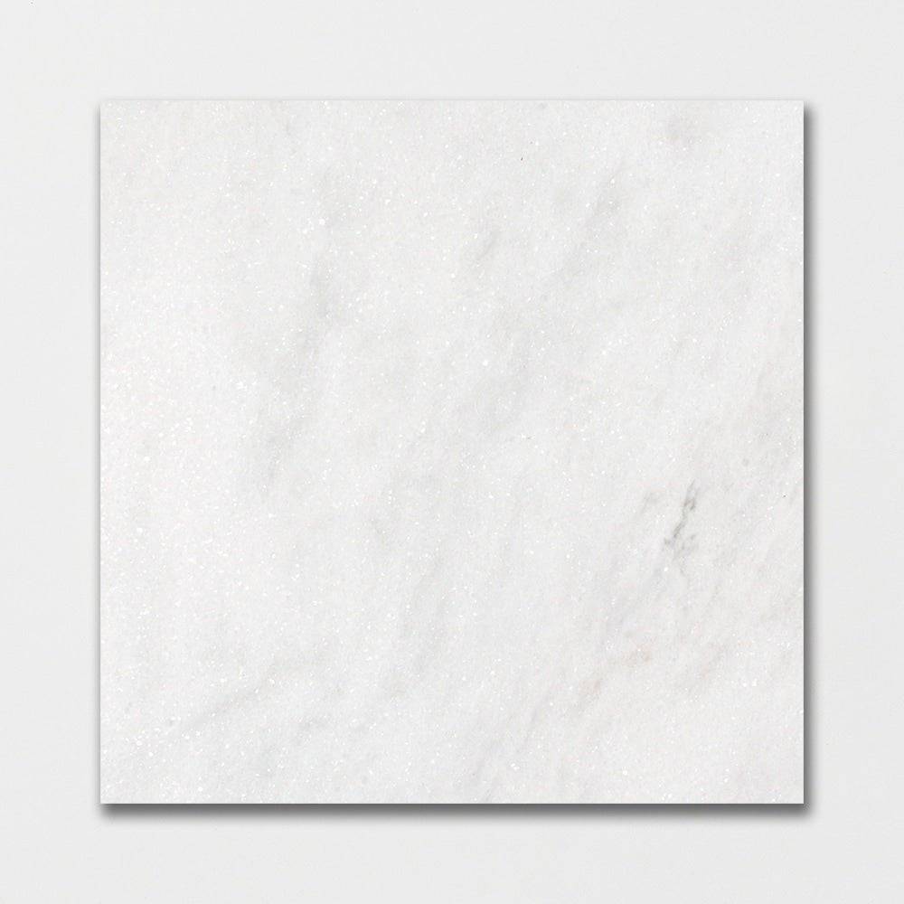 Bianco Carrara T Honed Marble Tiles - Emperor Marble