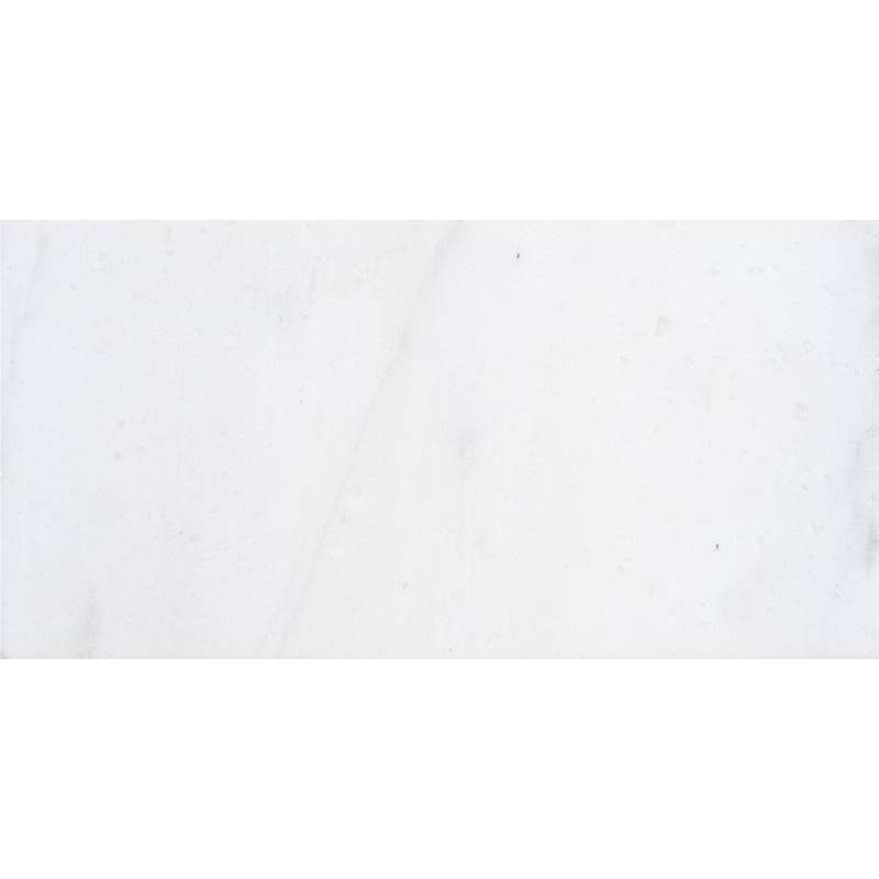 Bianco Mumbai Polished Marble Tiles 305x610mm - Emperor Marble