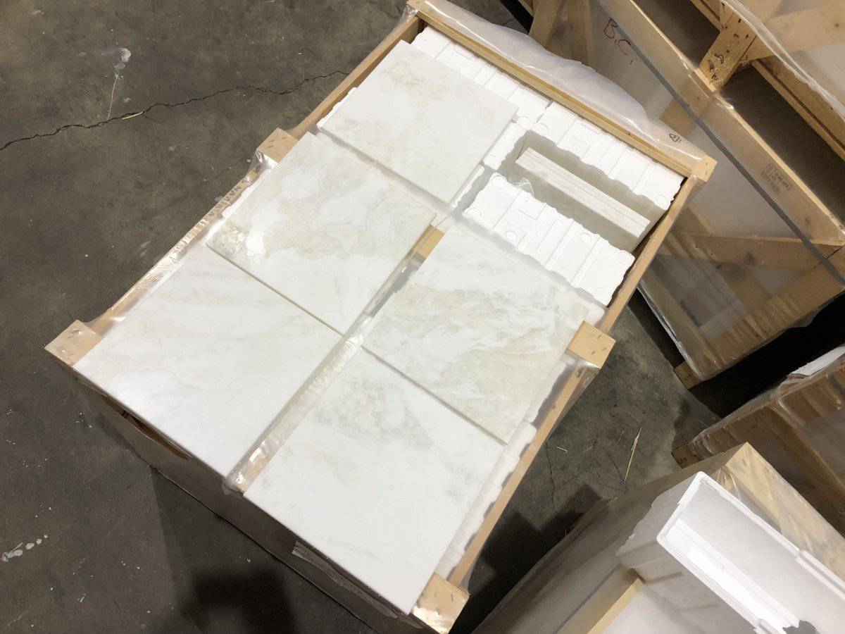 Bianco Namibia Honed Italian Marble Tiles 400x400x12mm - Emperor Marble