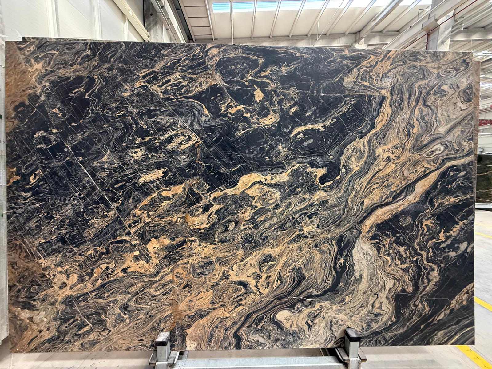 Black Gold Marble Slab - Emperor Marble