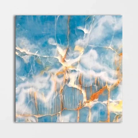 Blue Onyx Natural Stone Slabs - Emperor Marble