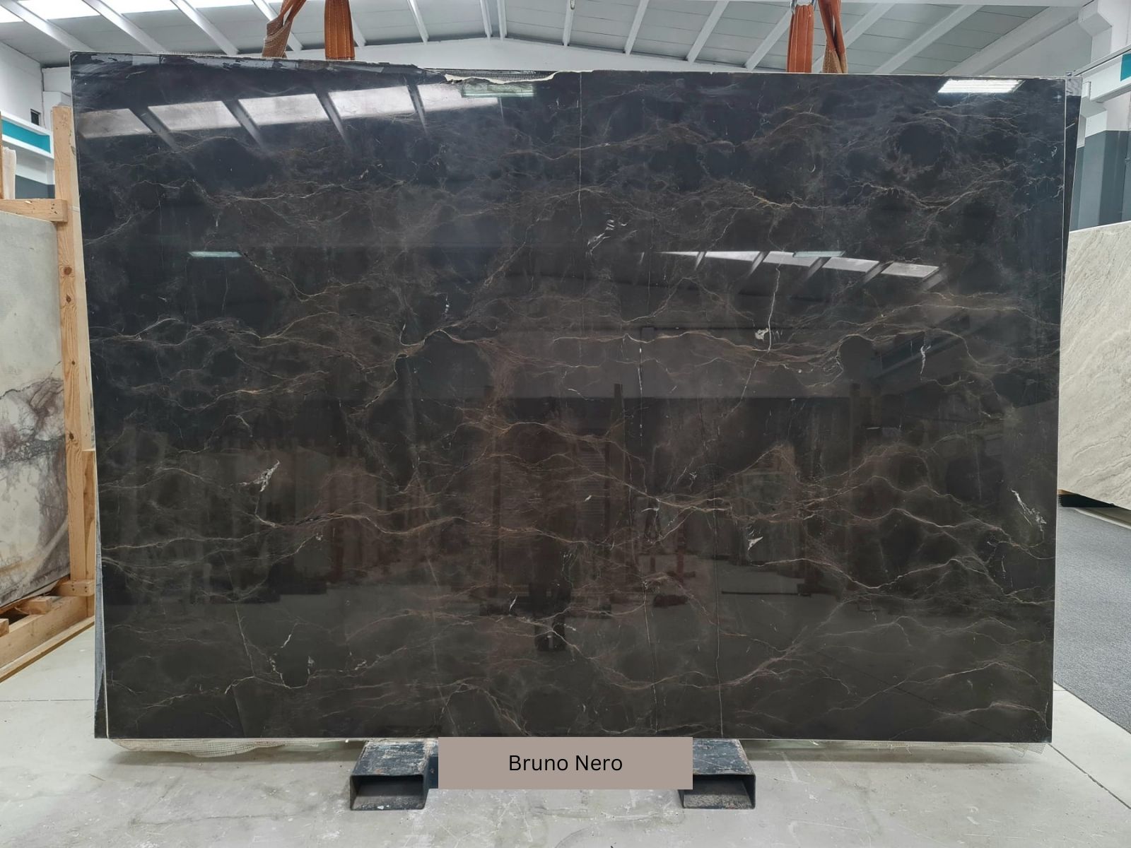 Bruno Nero Polished Marble Slabs - Emperor Marble