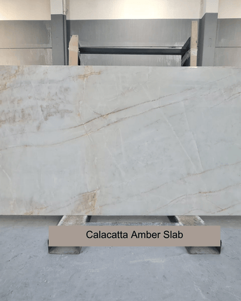 Calacatta Amber Polished Marble Slabs - Emperor Marble