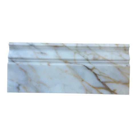 Calacatta Amber Skirting Board 130x305x20mm - Emperor Marble