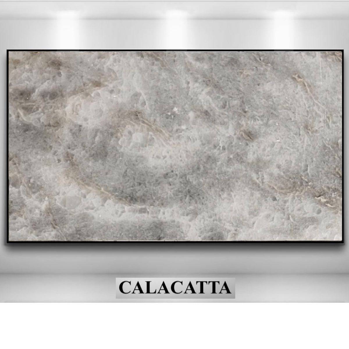 Calacatta Crystal Polished Marble Tiles 610x610x12mm - Emperor Marble