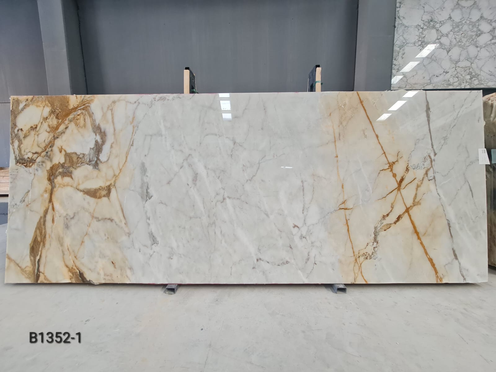 Calacatta Giallo Polished Marble Slabs - Emperor Marble