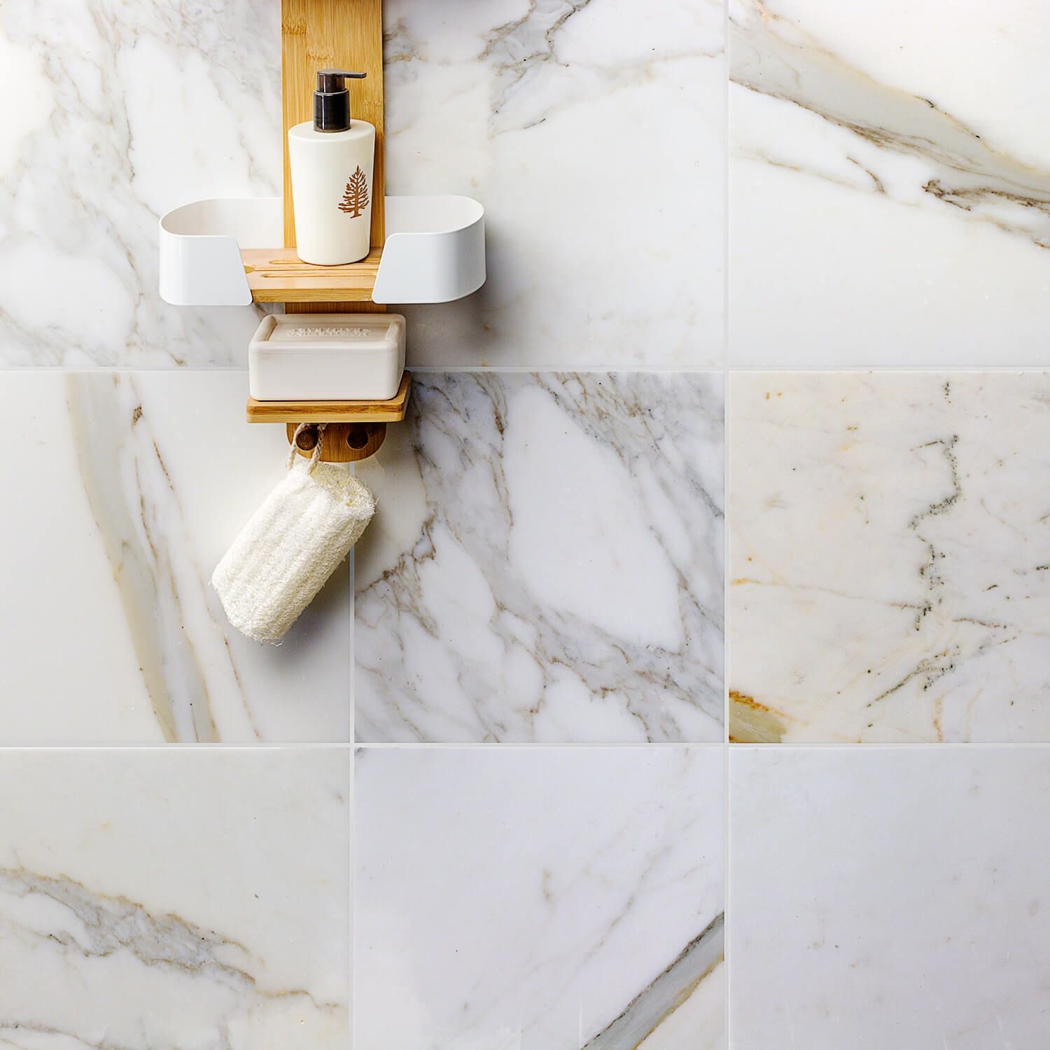 Calacatta Oro Polished Italian Marble Tiles 457x457x10mm - Emperor Marble