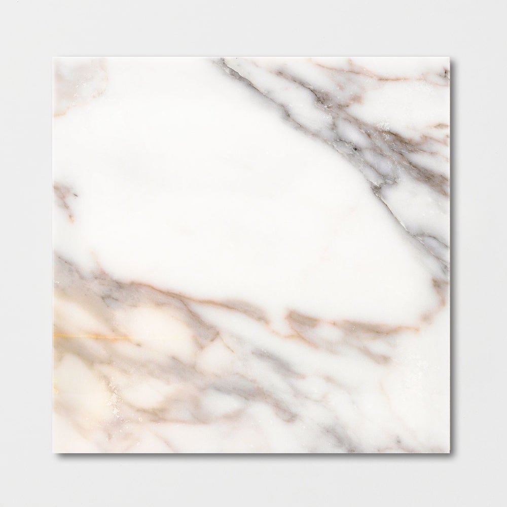 Calacatta Oro Polished Italian Marble Tiles 457x457x10mm - Emperor Marble