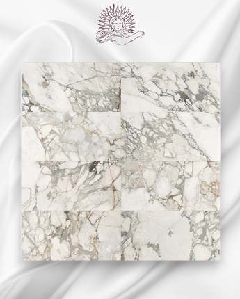 Calacatta Verda Polished 150x305x10mm Marble Tiles - Emperor Marble