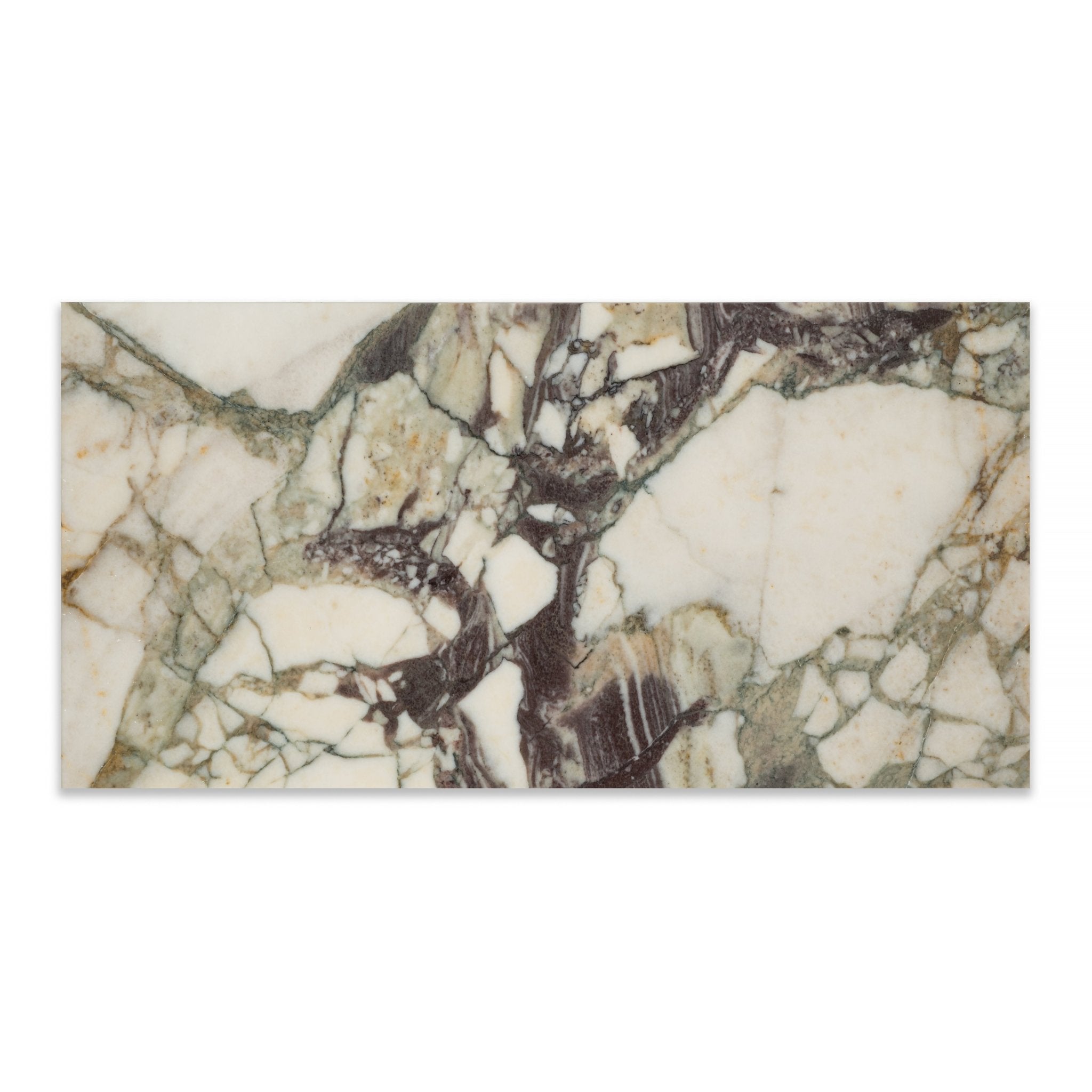 Calacatta Violetta Monet Marble Tiles 305x610x10mm - Emperor Marble