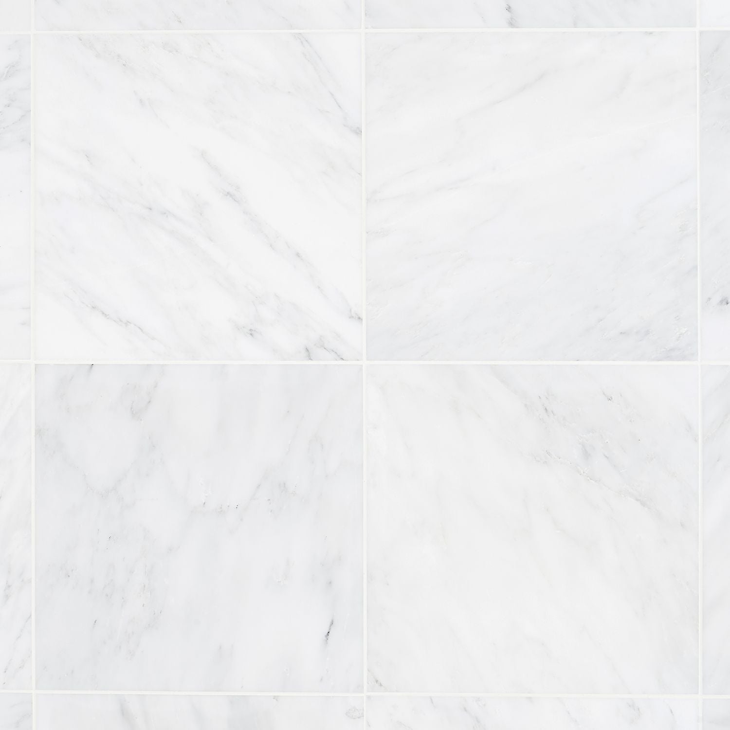 Carrara Honed Italian Marble Tiles Floor Wall Natural Marble 457x457x12mm - Emperor Marble