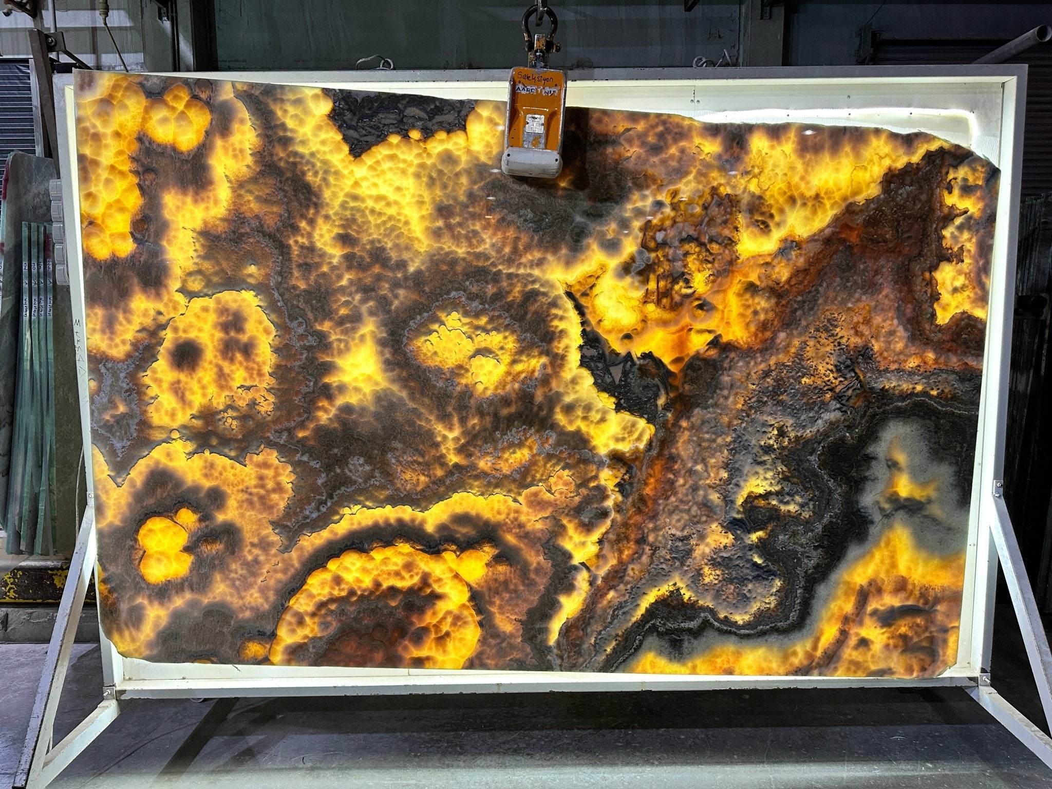 Cloudy Onyx Slabs - S(342-343) - Emperor Marble