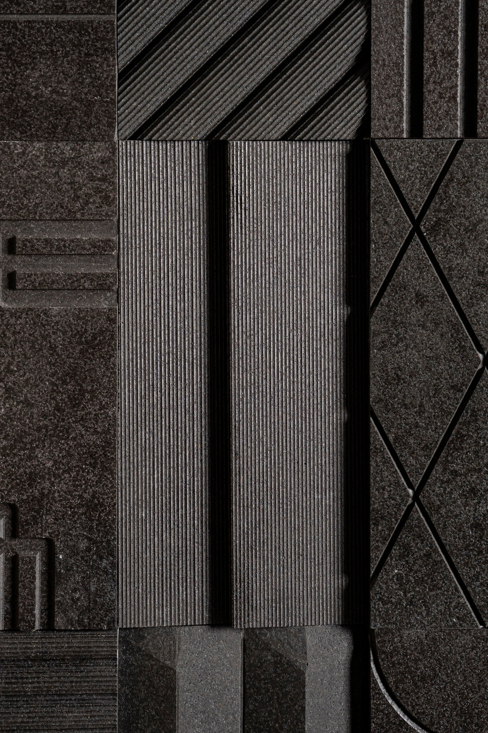 Mangle Basalt (Black) – Emperor Marble designer tile