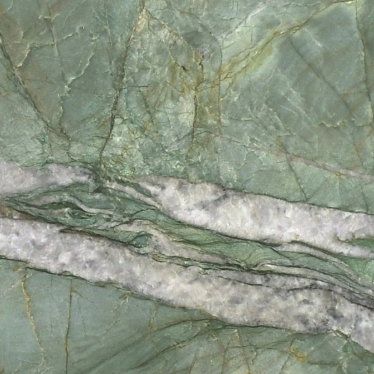 Emerald Crystal Quartzite Slabs - Emperor Marble