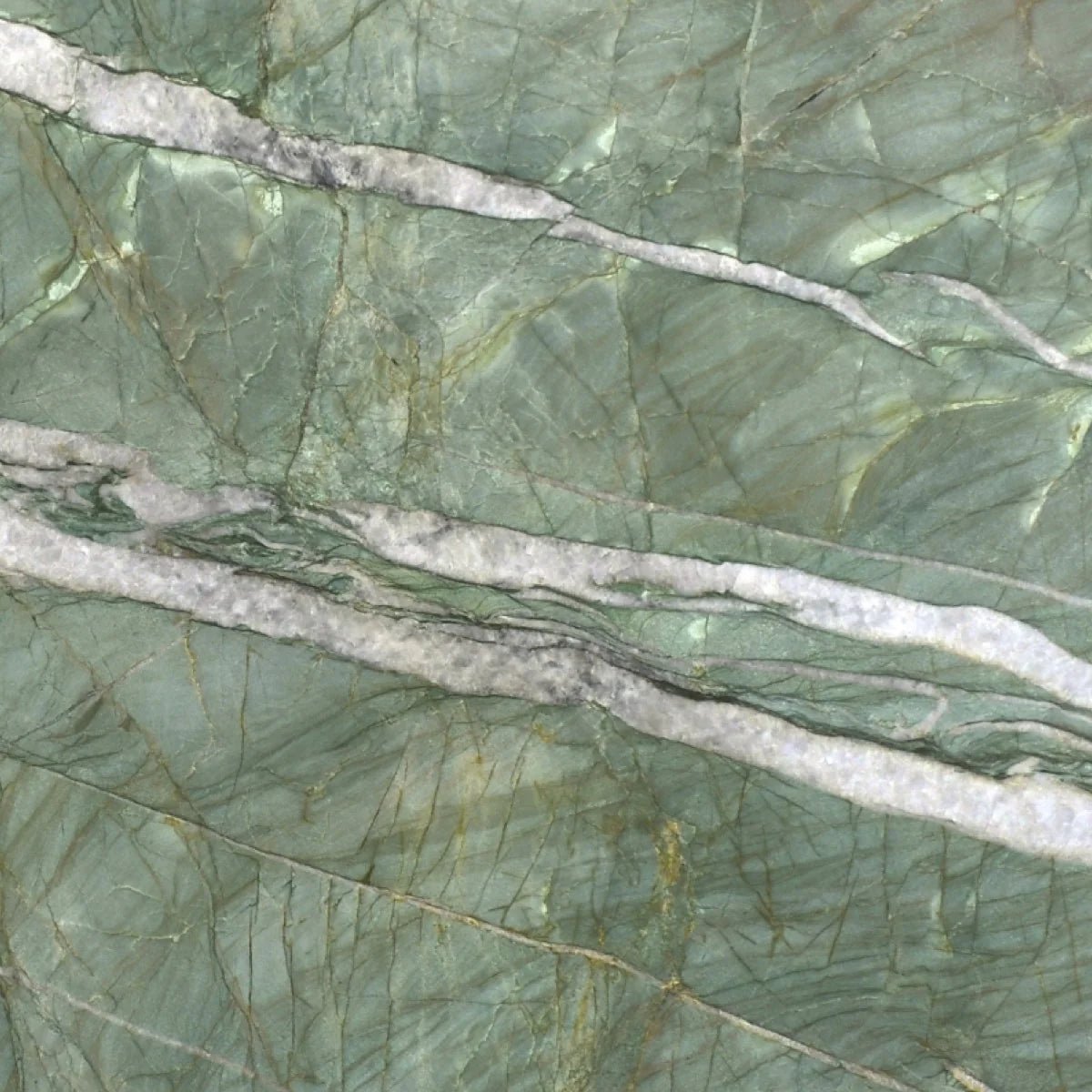 Emerald Crystal Quartzite Slabs - Emperor Marble