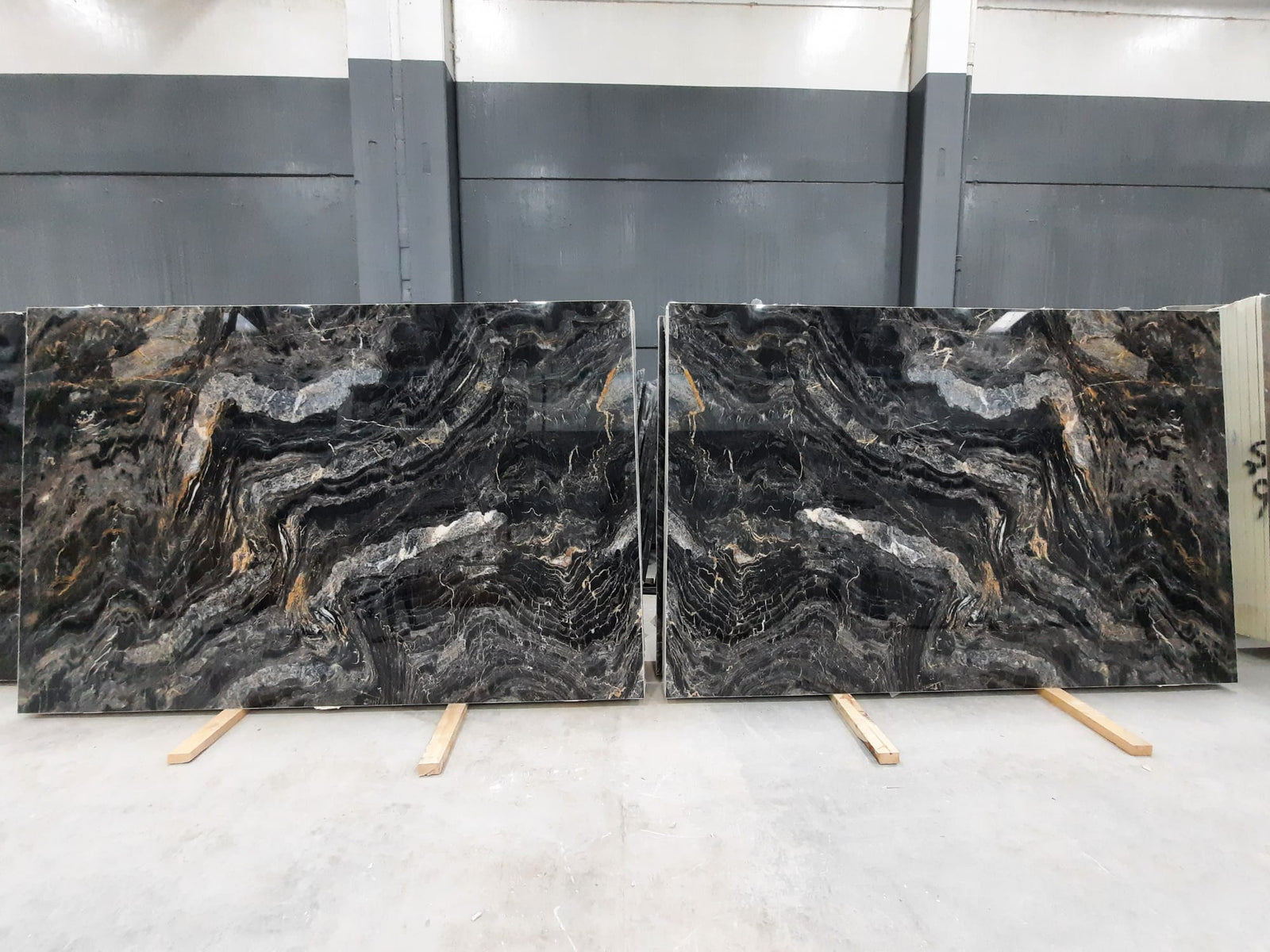 Fusion Gold Polished Marble Slabs - Emperor Marble