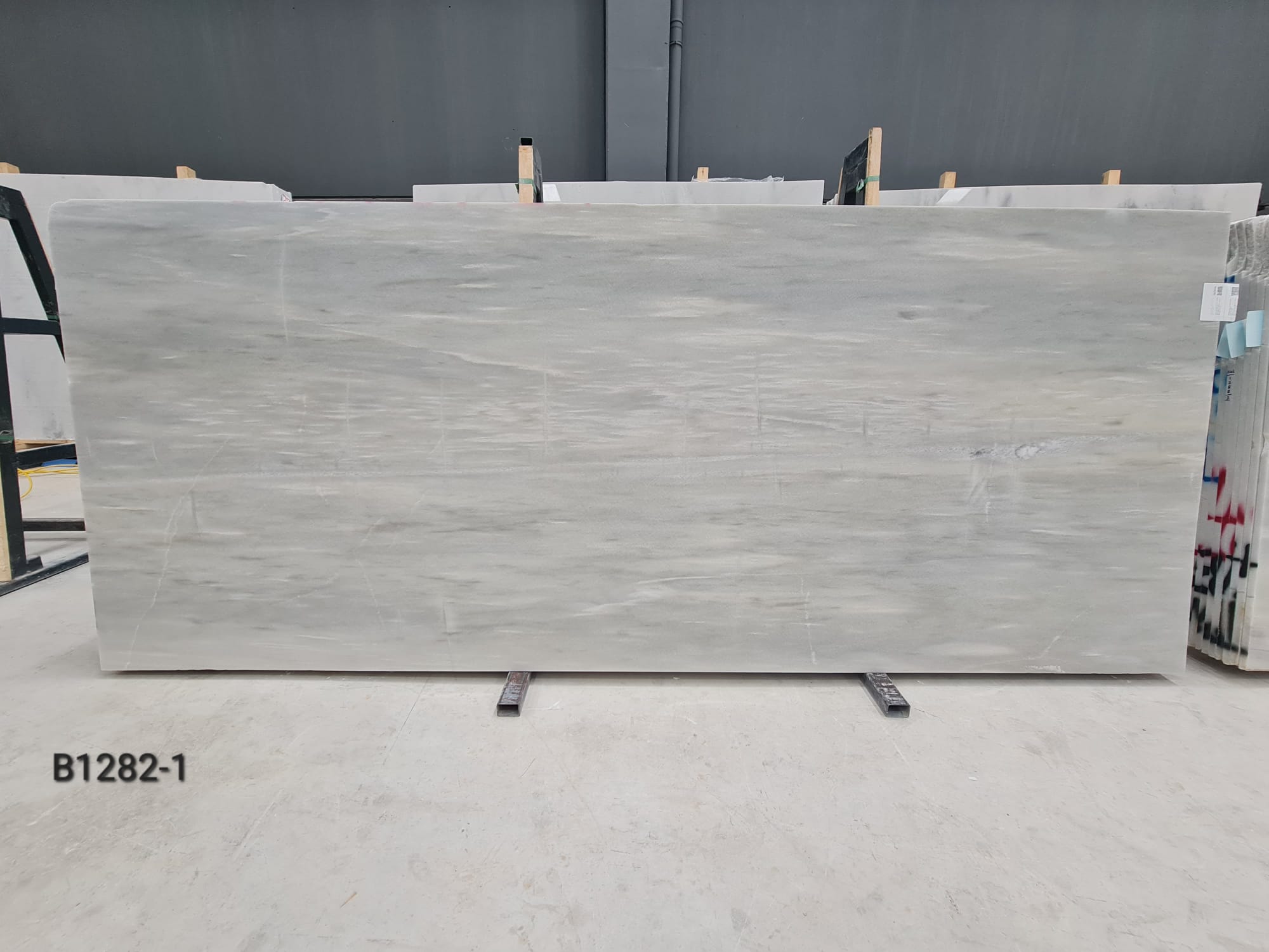 Glacier White Honed Marble Slabs - Emperor Marble