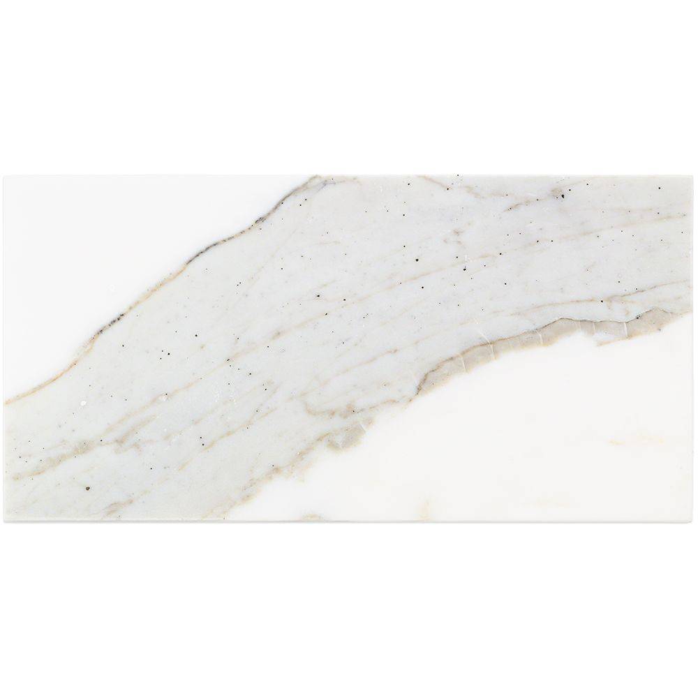 Italian Calacatta Extra Honed Marble Tile Subways Floor Wall Tiles - Emperor Marble