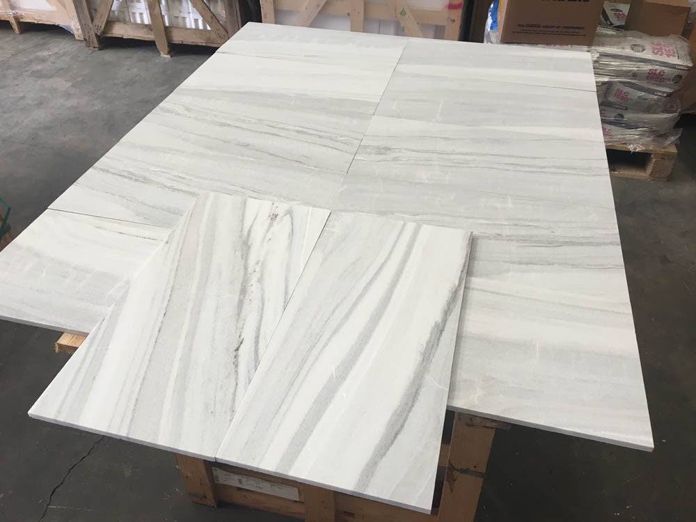 Marble Tiles Skyfall Tumbled Marble 305x610x12mm - Emperor Marble