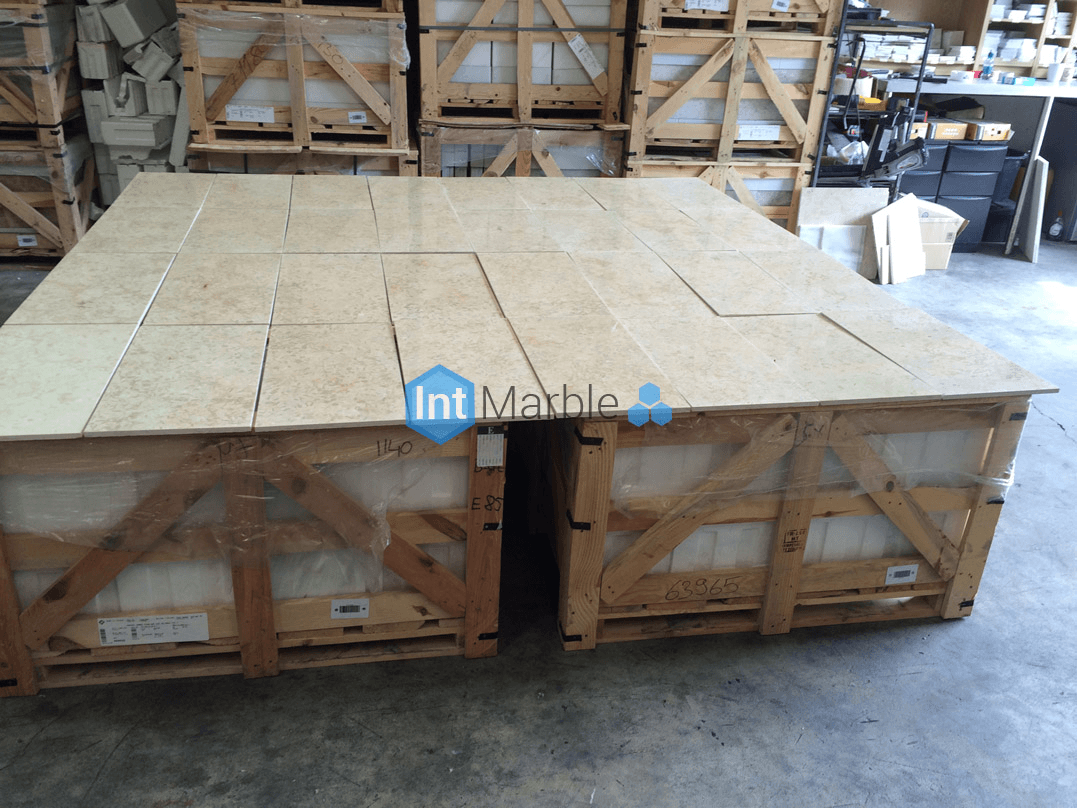 Marfil Polished Floor / Wall Marble Tiles 305x610x12mm - Emperor Marble