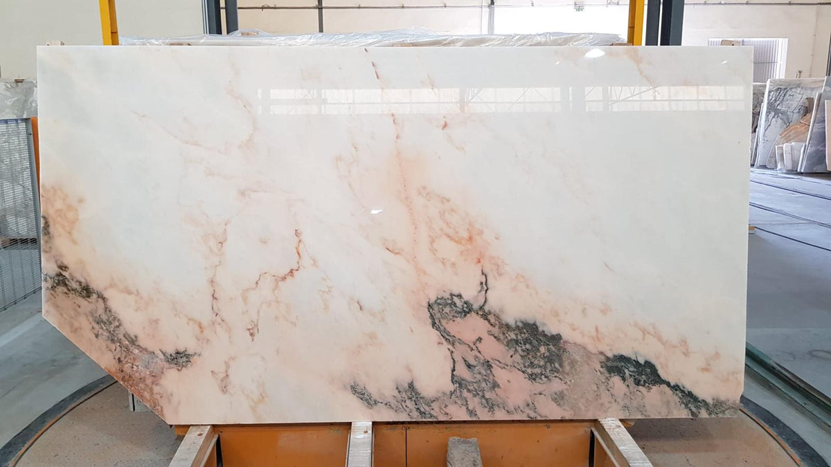 Choco Rosa Marble Pink Natural Stone Slabs UK | Rosa Portugal, Pink Onyx & More | Emperor ...