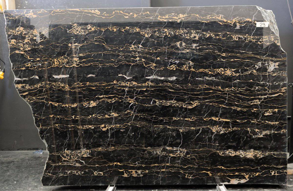 Nero Portoro Gold Luxury Marble Slabs - Emperor Marble