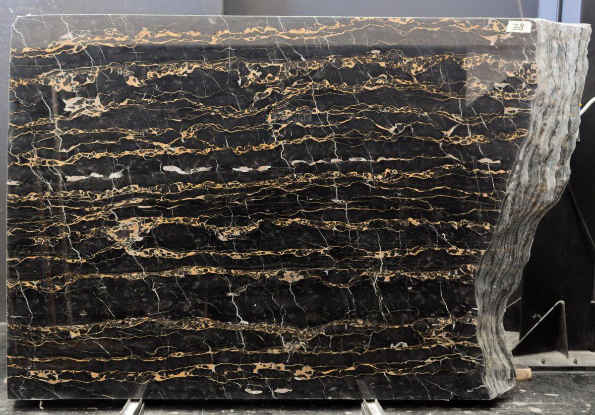 Nero Portoro Gold Luxury Marble Slabs - Emperor Marble