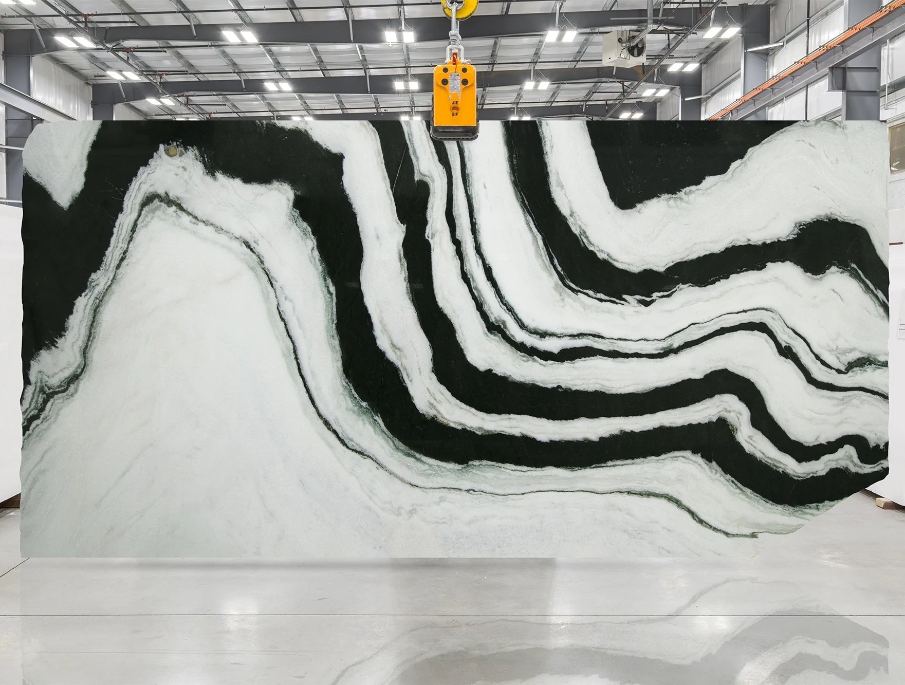 Panda White Marble Slabs - Emperor Marble