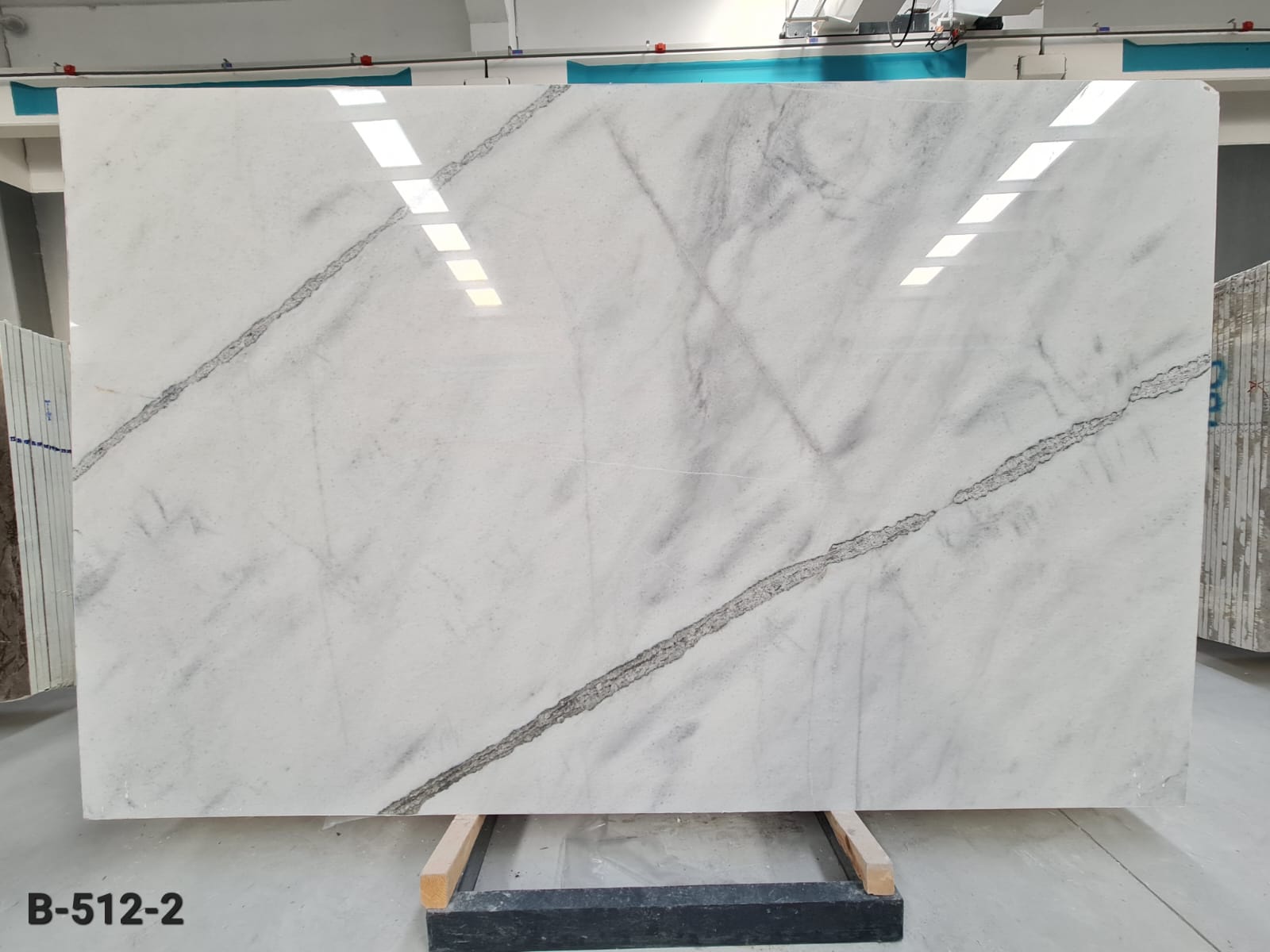 Platinum White Polished Marble Slabs - Emperor Marble