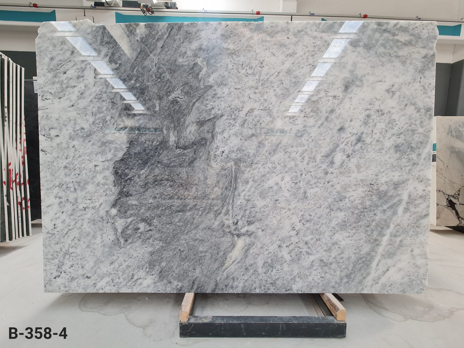Polar White Polished Marble Slabs - Emperor Marble