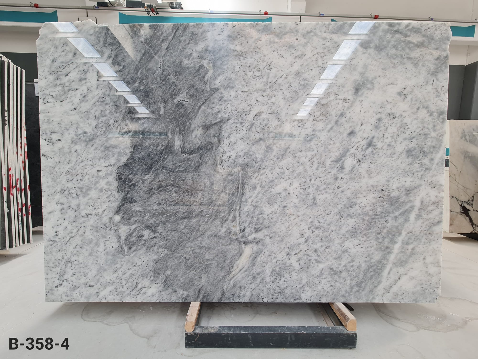 Polar White Polished Marble Slabs - Emperor Marble