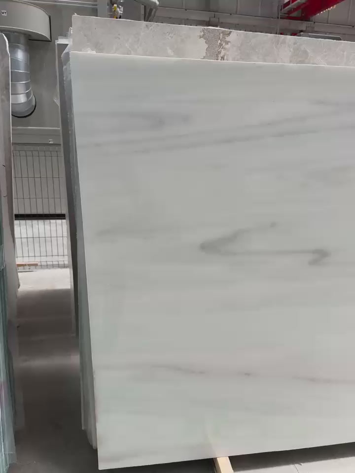 White Rainbow Marble Slabs — slab video