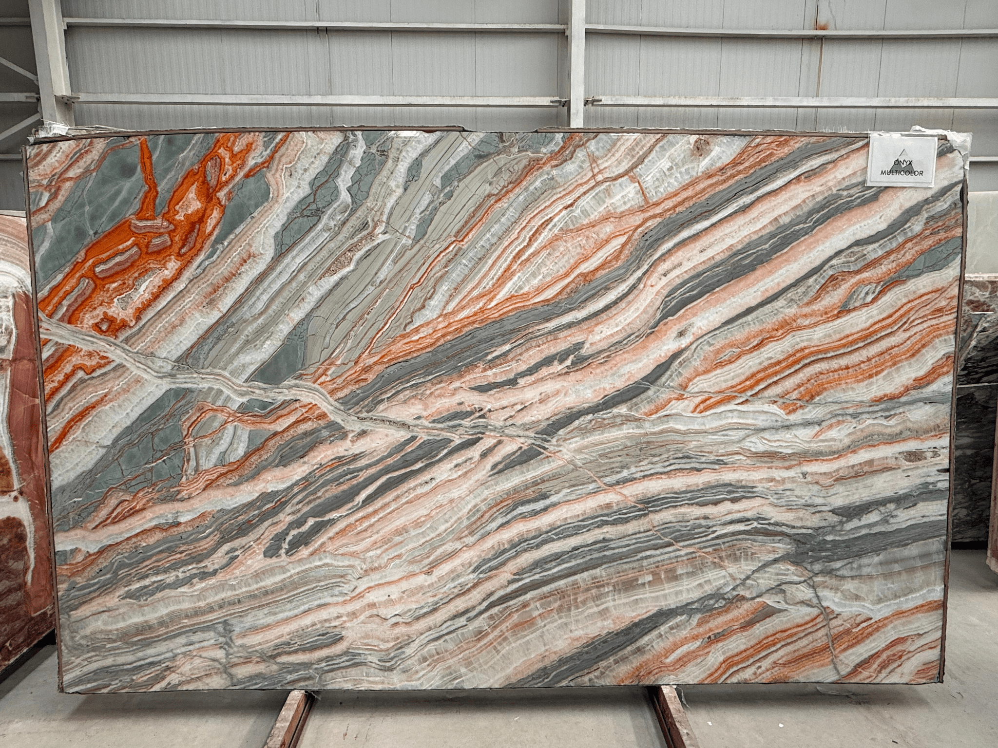 Rainbow Onyx Polished Slabs - Emperor Marble