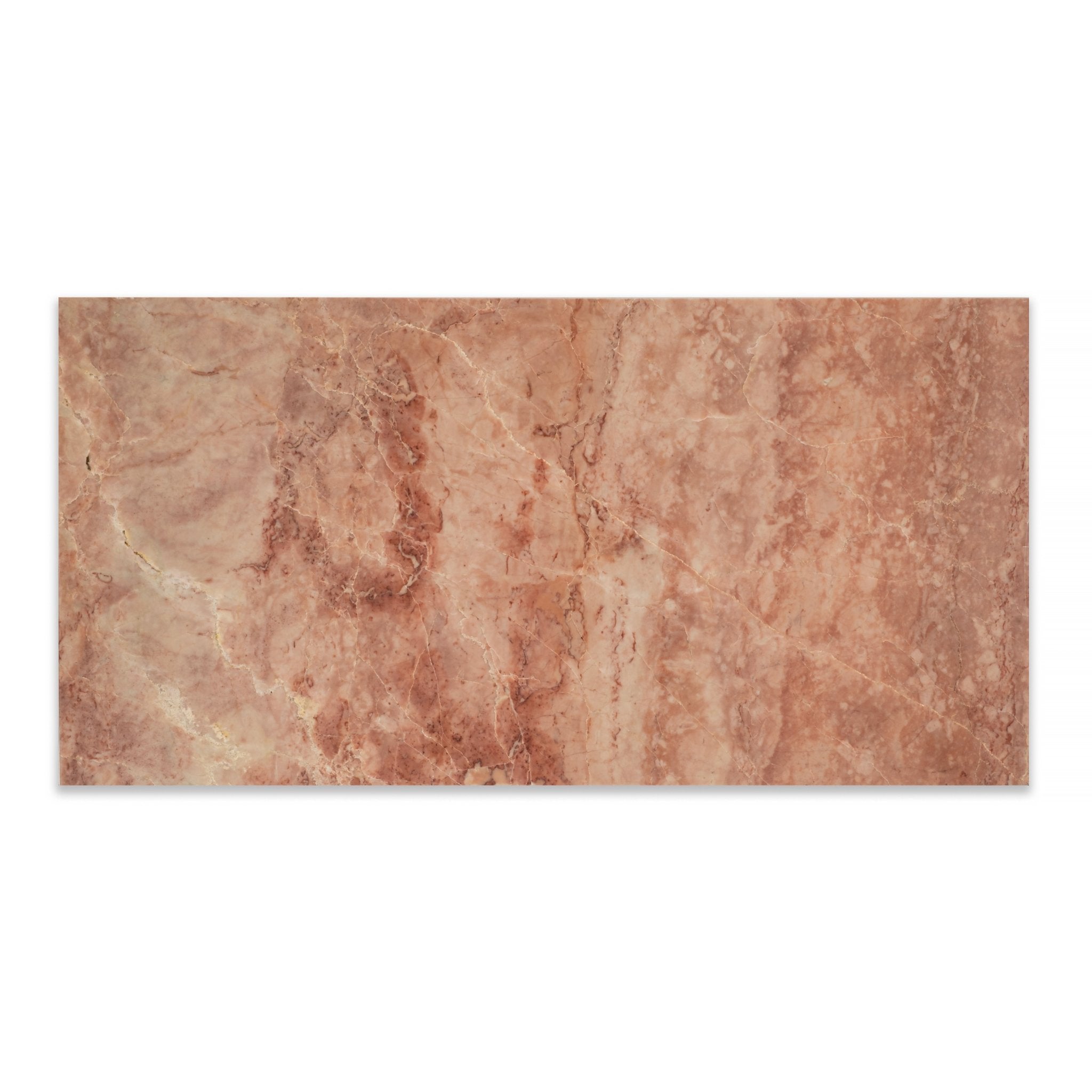 Rosso Natural Stone Tiles - Emperor Marble