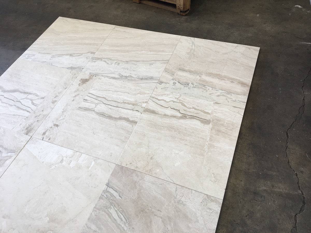 Royal Marfil Honed Marble Tiles 600x600x15mm - Emperor Marble