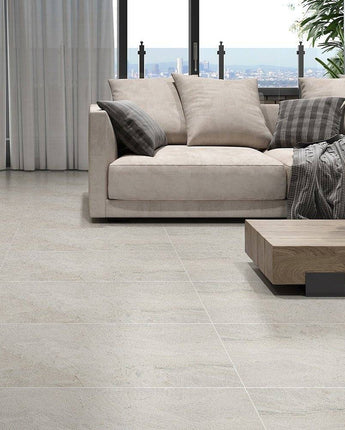 Royal Marfil Tumbled Distressed Cottage Stone Marble Tile 406x610x12mm - Emperor Marble