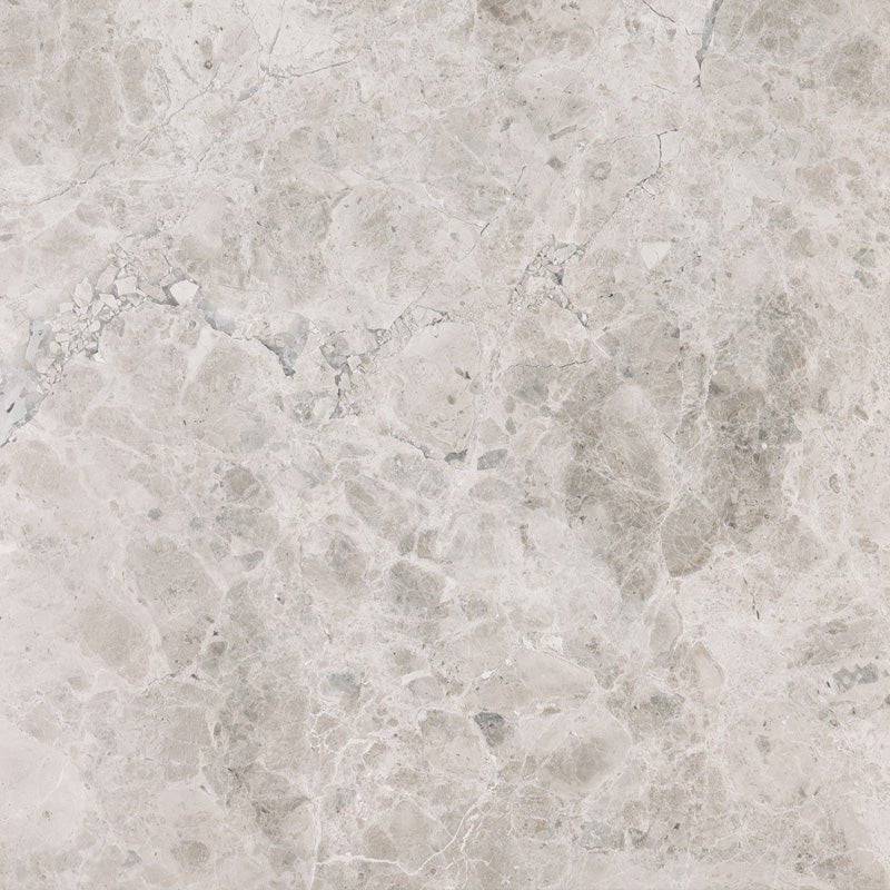 Royal Silver honed Marble Tiles 457x457x12mm - Emperor Marble