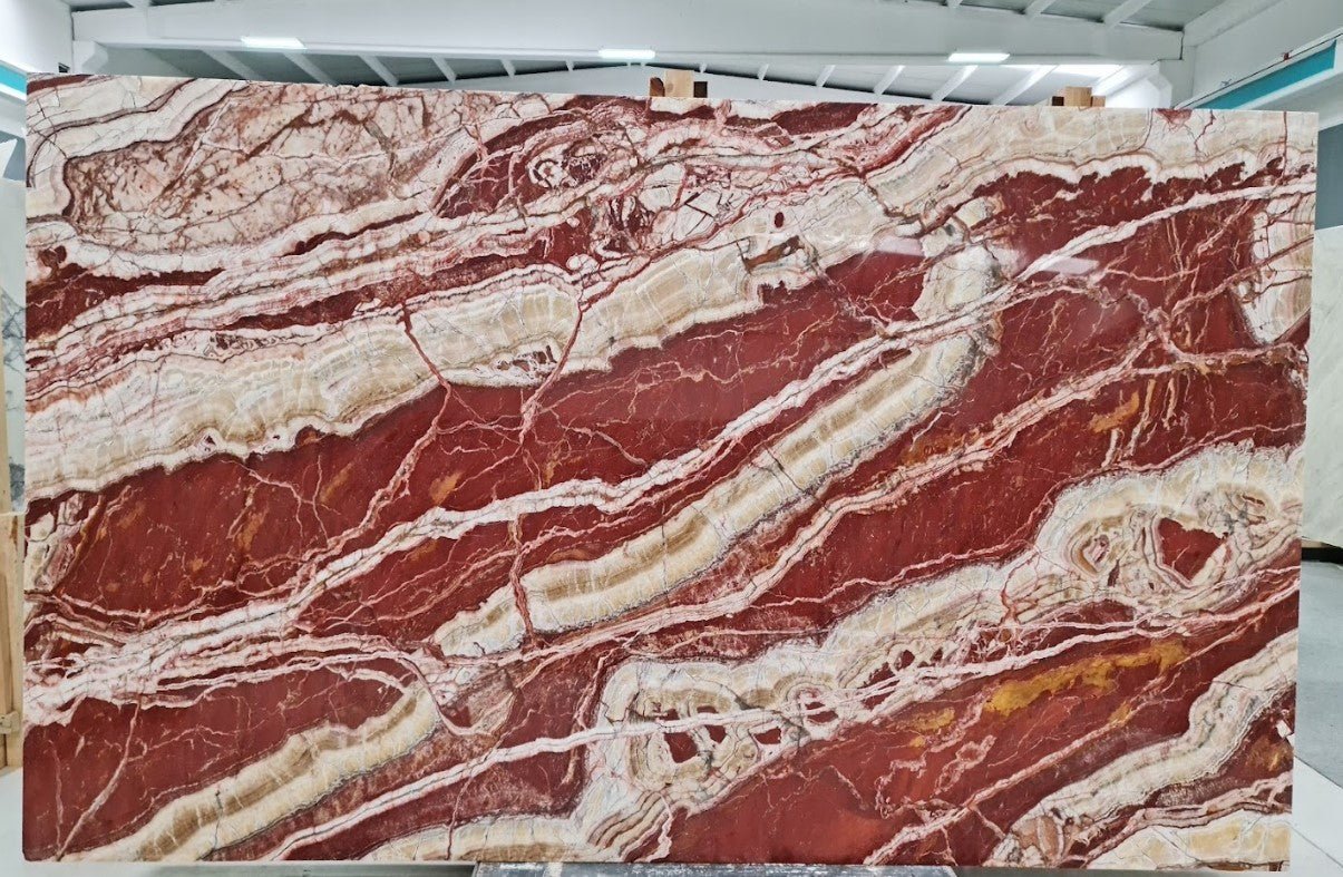 Scarlet Onyx Polished Slabs - Emperor Marble