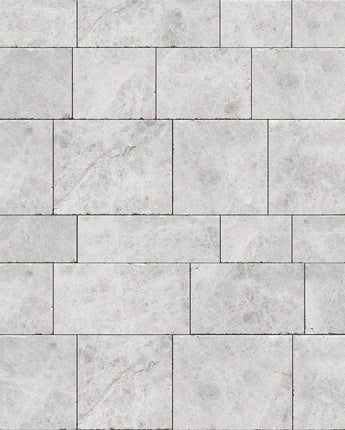 Silver Distressed Cottage Stone Marble Tile 406x610x12mm - Emperor Marble