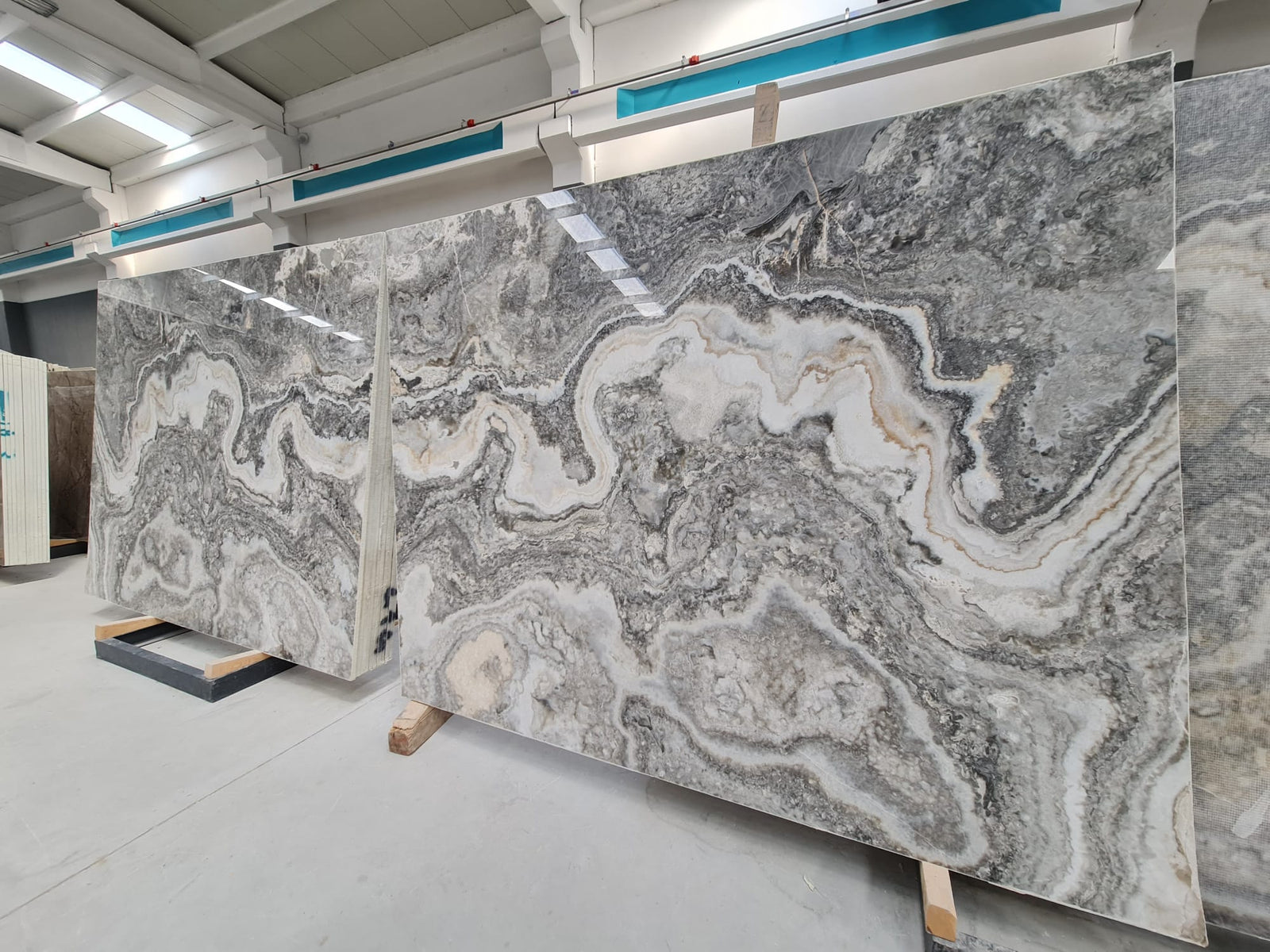 Silver Onyx Polished Slabs - Emperor Marble